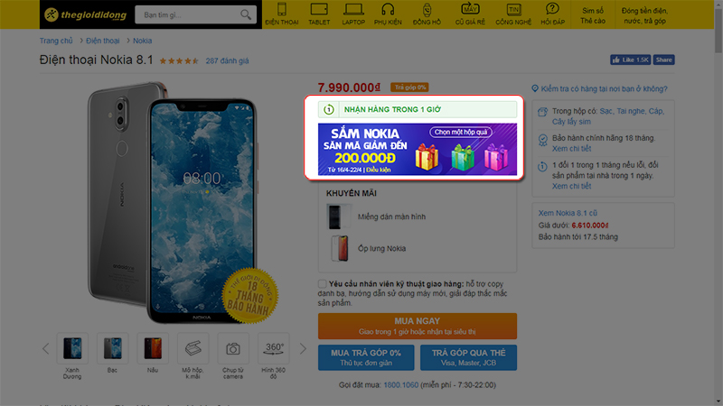 săn mã giảm giá Nokia