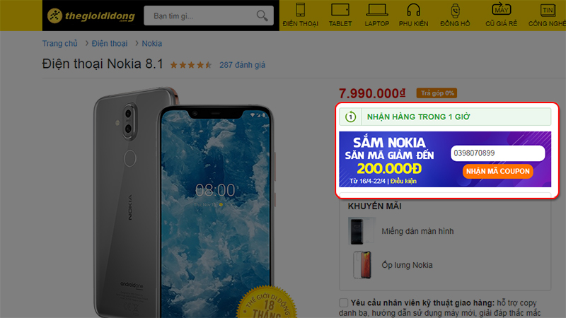 săn mã giảm giá Nokia