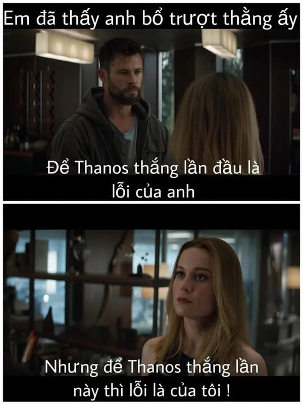 ảnh chế avengers endgame