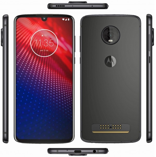 Xuất hiện hình ảnh render sắc nét của Moto Z4