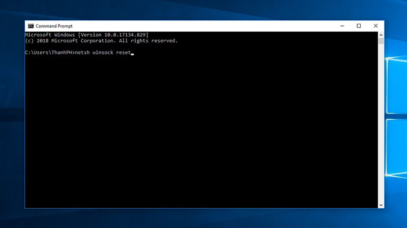 mở command prompt mở command prompt
