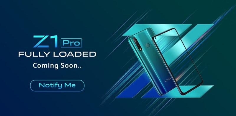 teaser Vivo Z1 Pro vá»i mà n hình Äục lá» và ba camera sau chuẩn bá» ra mắt