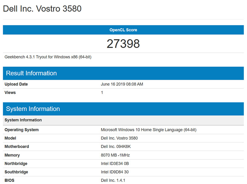 Đánh giá Dell Vostro 3580