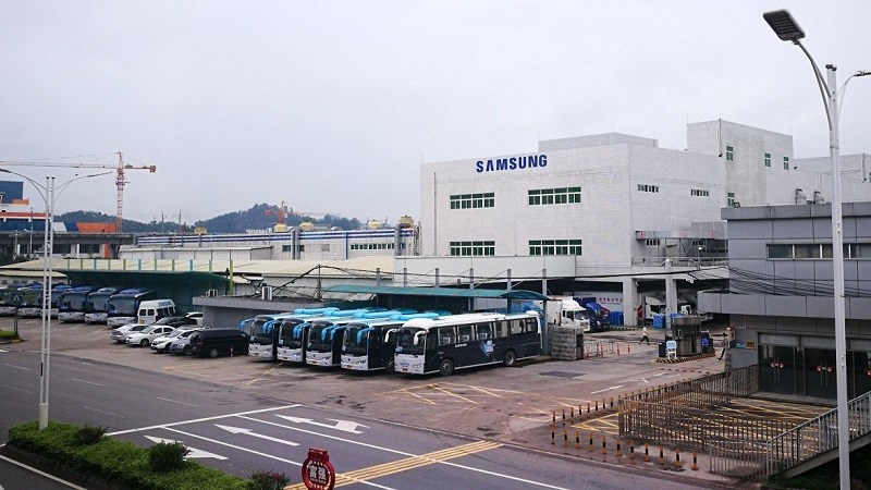 Samsung Huệ Châu bắt đầu đi vào vào hoạt động sản xuất từ năm 2003 Samsung Huệ Châu bắt đầu đi vào vào hoạt động sản xuất từ năm 2003