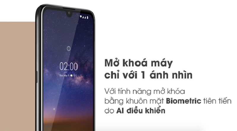 Mở khóa khuôn mặt Nokia 2.2