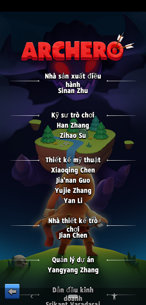 archero giao diện thông tin archero giao diện thông tin