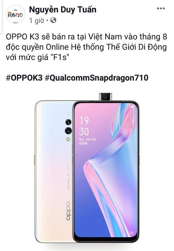 OPPO K3 OPPO K3