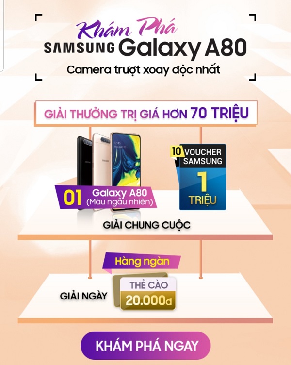 Khám phá Samsung Galaxy A80