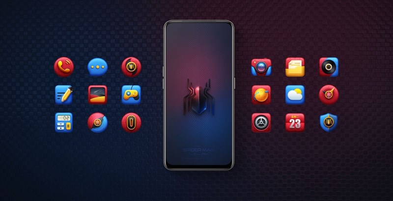 Giao diện phần mềm trên Realme X Spider Man Edition Giao diện phần mềm trên Realme X Spider Man Edition