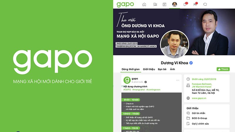 Mạng xã hội Gapo