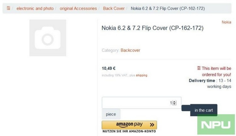 Ốp lưng, bao da Nokia 6.2, Nokia 7.2 đã có mặt trên trang bán lẻ Ốp lưng, bao da Nokia 6.2, Nokia 7.2 đã có mặt trên trang bán lẻ