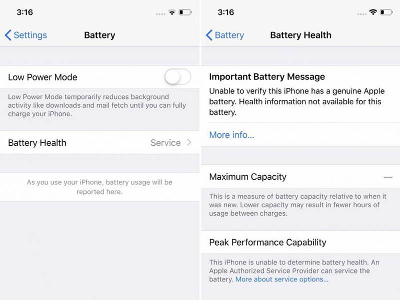 Kiểm tra Pin iPhone Kiểm tra Pin iPhone
