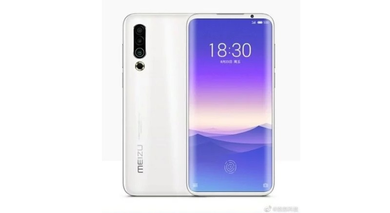 Meizu 16S Pro lộ ảnh render với màn hình cong, 3 camera mặt sau