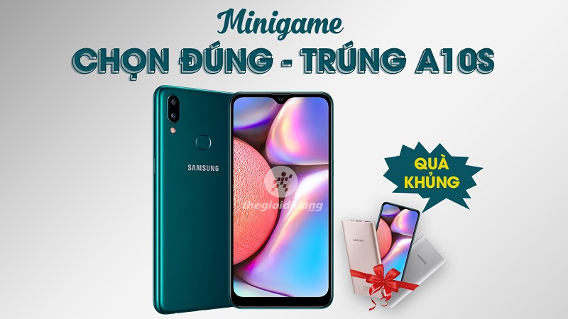 Game trúng Galaxy A10s miễn phí