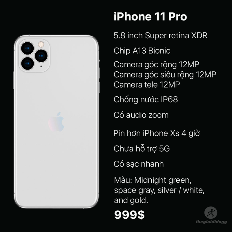 Trên tay và đánh giá nhanh iPhone 11 Pro / Pro Max Trên tay và đánh giá nhanh iPhone 11 Pro / Pro Max