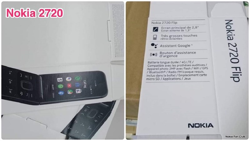 Xuất hiện hình ảnh hộp bán lẻ Nokia 2720 2019, tiết lộ nhiều thông số cấu hình Xuất hiện hình ảnh hộp bán lẻ Nokia 2720 2019, tiết lộ nhiều thông số cấu hình