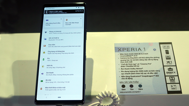 Trên tay & đánh giá nhanh Sony Xperia 1