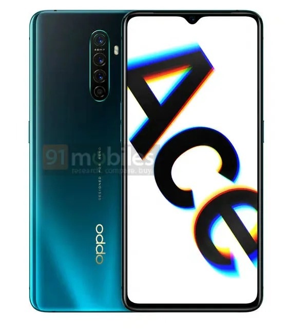 OPPO Reno Ace xuất hiện đầy đủ các góc cạnh trong bản render mới