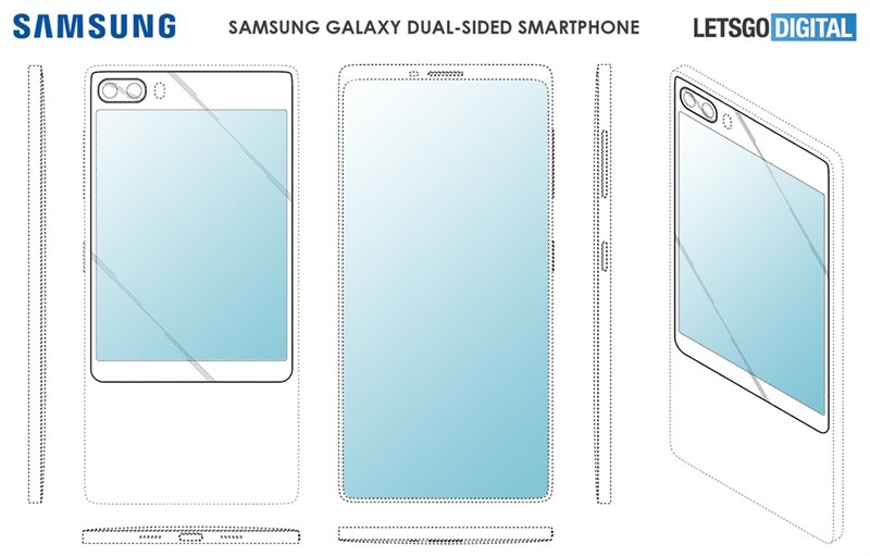 Bằng sáng chế smartphone màn hình kép của Samsung Bằng sáng chế smartphone màn hình kép của Samsung