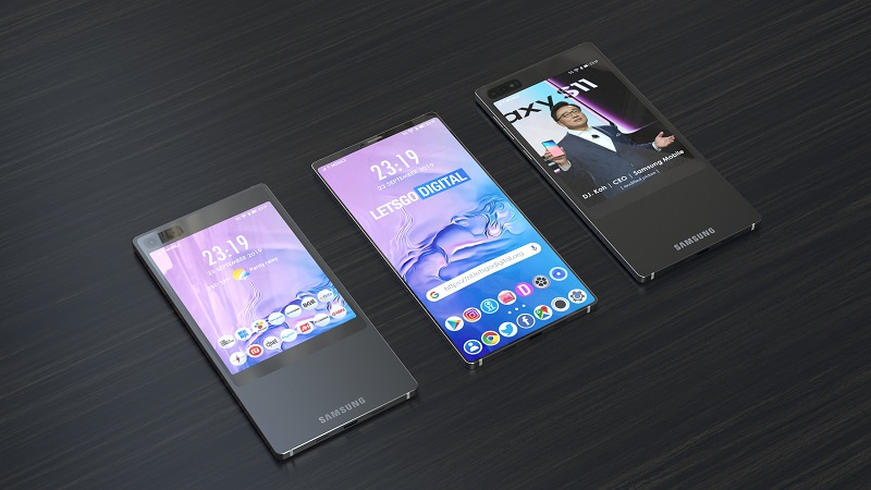 Đây là chiếc BlackBerry KEY 2 màn hình kép của... Samsung thiếu bàn phím QWERTY Đây là chiếc BlackBerry KEY 2 màn hình kép của... Samsung thiếu bàn phím QWERTY