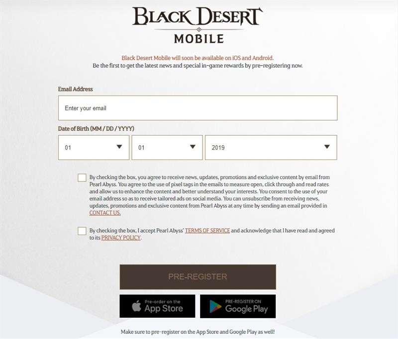 Siêu phẩm Black Desert đã cho game thủ đăng ký trước trên Android và iOS Siêu phẩm Black Desert đã cho game thủ đăng ký trước trên Android và iOS