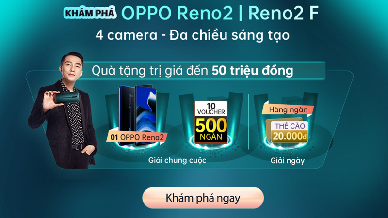 Game khám phá OPPO Reno2, Reno2 F