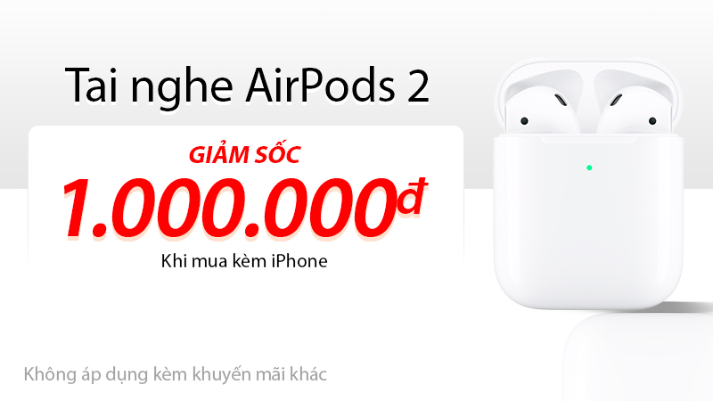 Tai nghe AirPods giảm giá