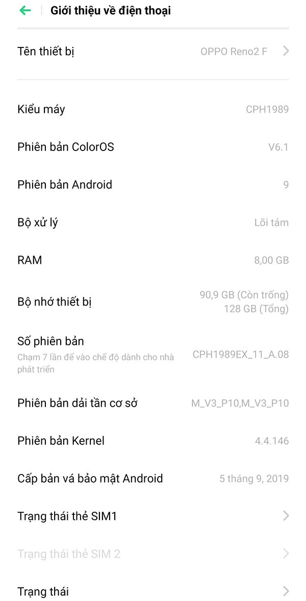 Đánh giá OPPO Reno2 F