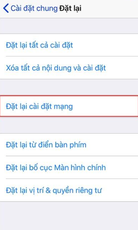 Đặt lại