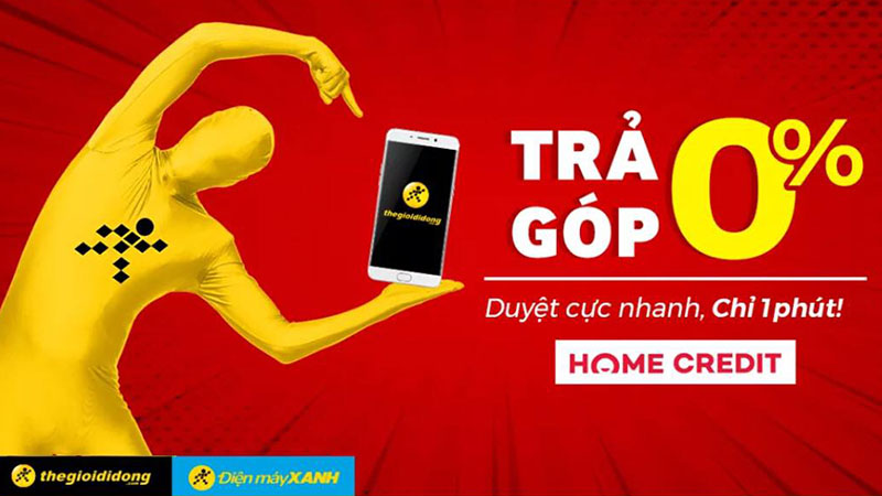 Trả góp online Thế Giới Di Động