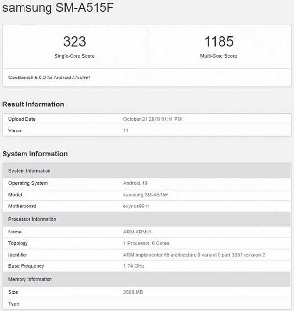 Lộ ảnh bộ khung Galaxy A51, xác nhận 4 camera mặt sau, có cổng USB-C, cổng âm thanh 3.5 mm