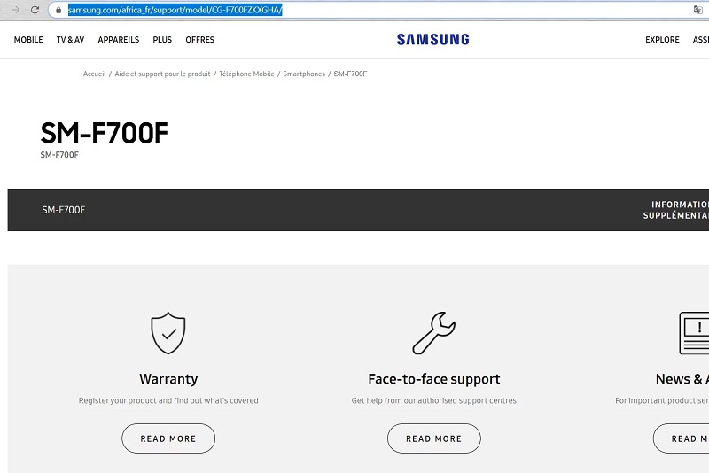 Trang hỗ trợ Galaxy Fold 2 bất ngờ xuất hiện trên website chính thức của Samsung Trang hỗ trợ Galaxy Fold 2 bất ngờ xuất hiện trên website chính thức của Samsung