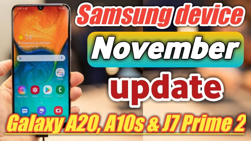 Samsung Galaxy A10s nhận bản vá bảo mật tháng 11/2019, sửa lỗi loạn cảm ứng màn hình