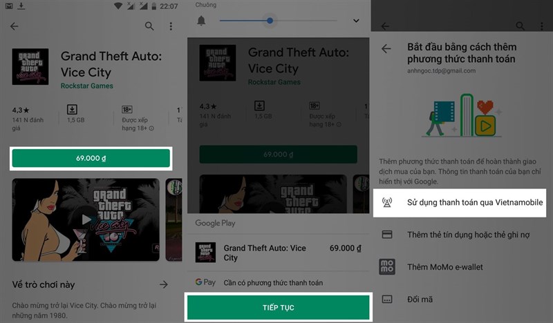 Cách mua ứng dụng trên Google Play