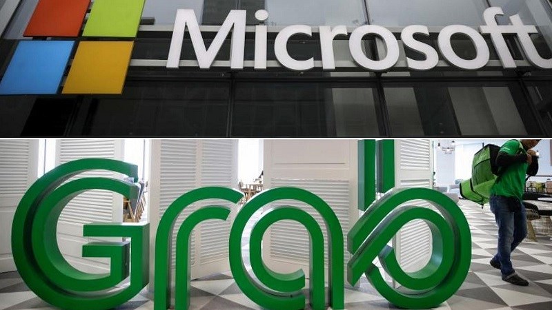 Microsoft kết hợp với Grab Microsoft kết hợp với Grab