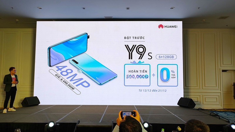 Huawei trình làng Huawei Y9s với bộ 3 camera 48MP tại Việt Nam