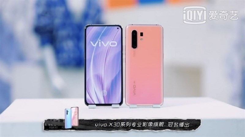 Vivo X30 lộ ảnh thực tế với thiết kế màn hình đục lỗ, cảm biến vân tay nhúng dưới màn hình