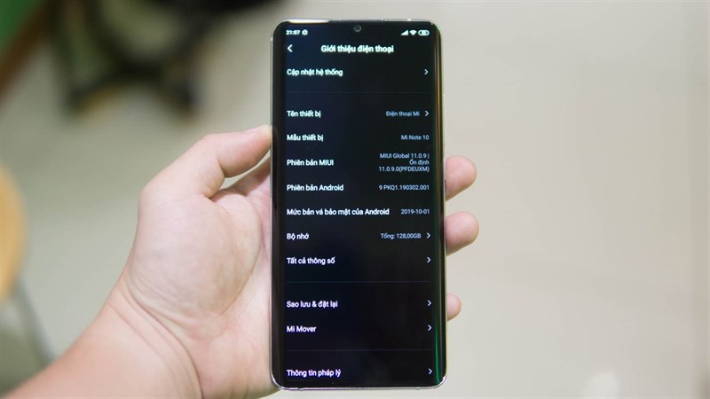 Đánh giá chi tiết Xiaomi Mi Note 10 Đánh giá chi tiết Xiaomi Mi Note 10