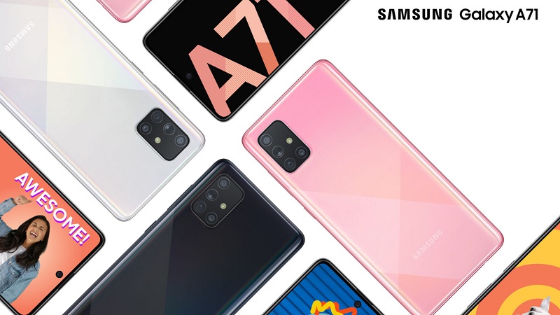 Samsung Galaxy A71 ra mắt: Màn hình đục lỗ như Note 10, cụm 4 camera 64MP, sạc nhanh 25W Samsung Galaxy A71 ra mắt: Màn hình đục lỗ như Note 10, cụm 4 camera 64MP, sạc nhanh 25W