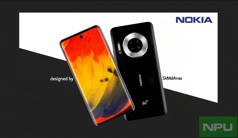 Nokia N95 5G bỗng dưng xuất hiện với thiết kế tuy lạ mà quen, màn hình cong cùng 4 camera mặt sau hầm hố