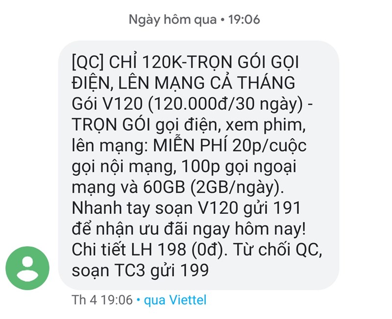 Truy cập Internet, nghe và gọi thả ga với gói cước 4G giá 