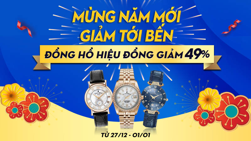 đồng hồ giảm giá năm mới đồng hồ giảm giá năm mới
