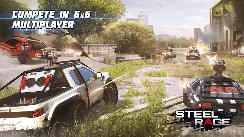 Hình ảnh trong game Steel Rage: Robot Cars PvP Shooter Warfare Hình ảnh trong game Steel Rage: Robot Cars PvP Shooter Warfare