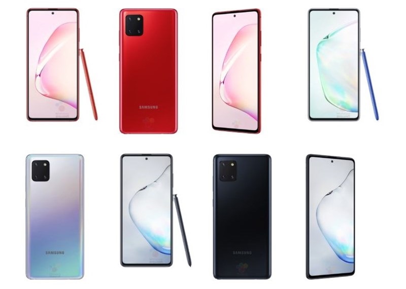 Render Galaxy Note 10 Lite tiết lộ các màu sắc bị rò rỉ trước đó Render Galaxy Note 10 Lite tiết lộ các màu sắc bị rò rỉ trước đó