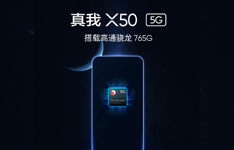 Realme X50 5G sẽ được trang bị bộ vi xử lý Snapdragon 765G với kết nối 5G Realme X50 5G sẽ được trang bị bộ vi xử lý Snapdragon 765G với kết nối 5G