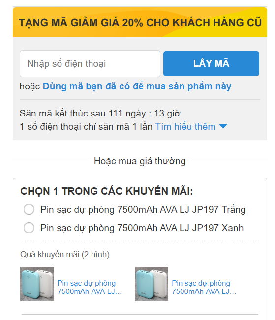 Mua phụ kiện cũ giảm giá