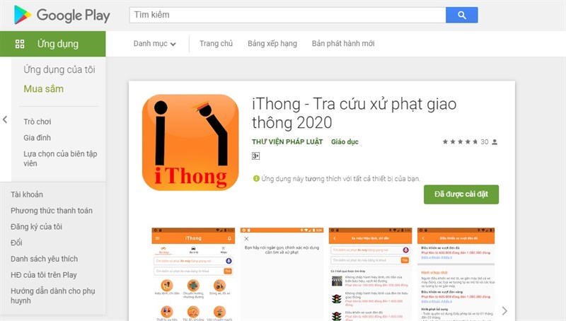 iThong: Xem các mức xử phạt mới theo nghị định 100 trên smartphone iThong: Xem các mức xử phạt mới theo nghị định 100 trên smartphone