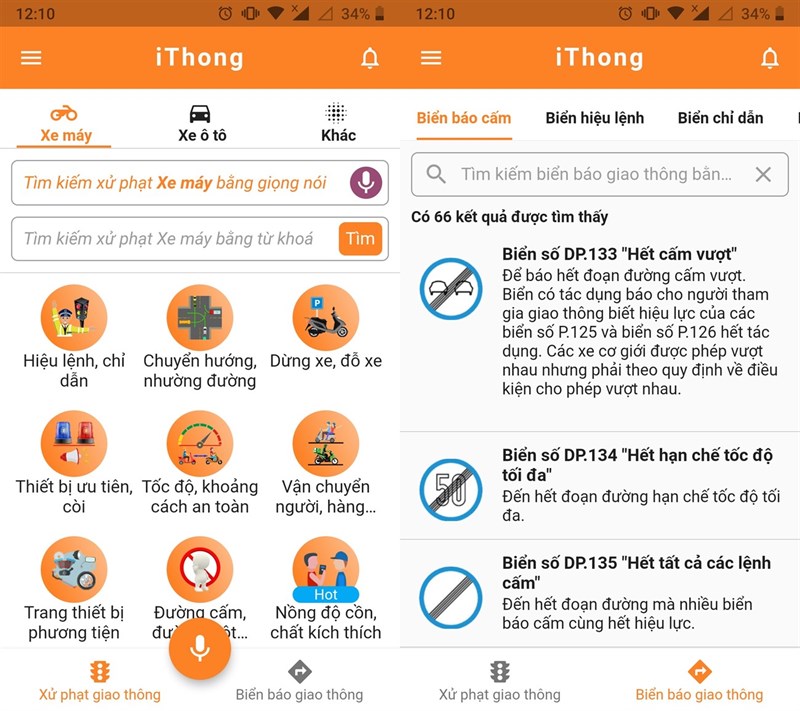 iThong: Xem các mức xử phạt mới theo nghị định 100 trên smartphone iThong: Xem các mức xử phạt mới theo nghị định 100 trên smartphone