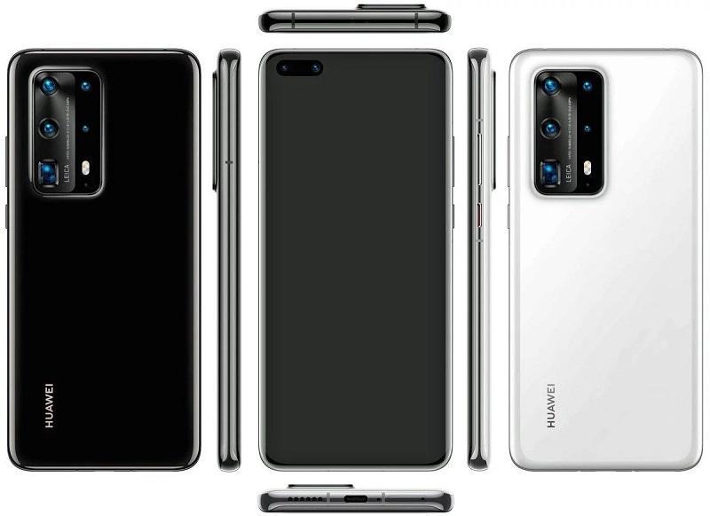 Ảnh render của Huawei P40 Pro PE