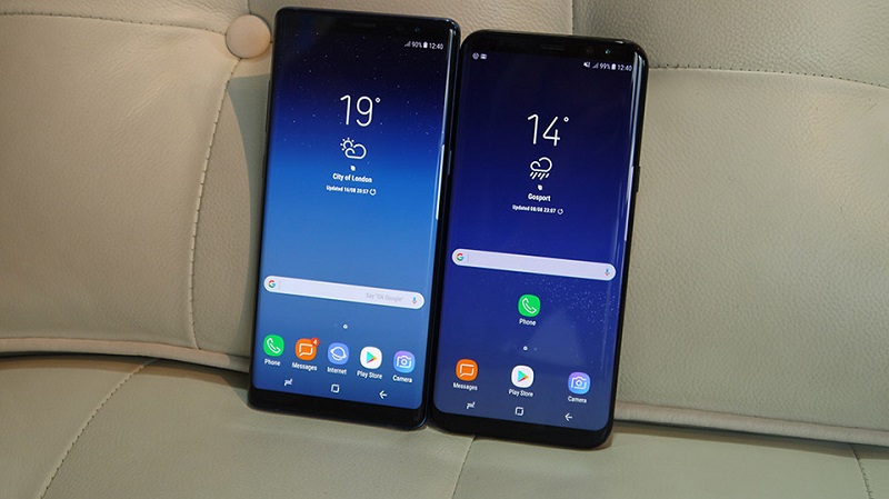 Cả Note 8 vs S8+ hàng xách tay đều có giá rất tốt Cả Note 8 vs S8+ hàng xách tay đều có giá rất tốt